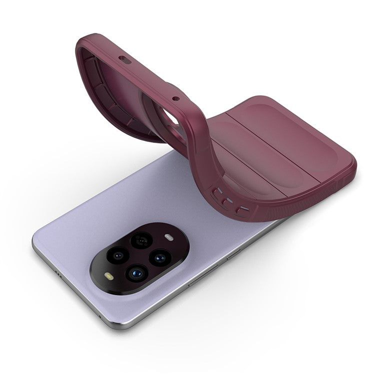 For Huawei nova 13 Pro 5G Case Anti-Drop Soft TPU Rugged Phone Back Cover - Wine Red