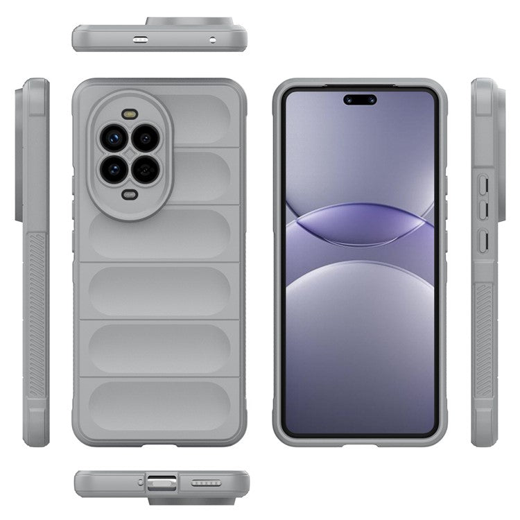 For Huawei nova 13 Pro 5G Case Anti-Drop Soft TPU Rugged Phone Back Cover - Light Grey
