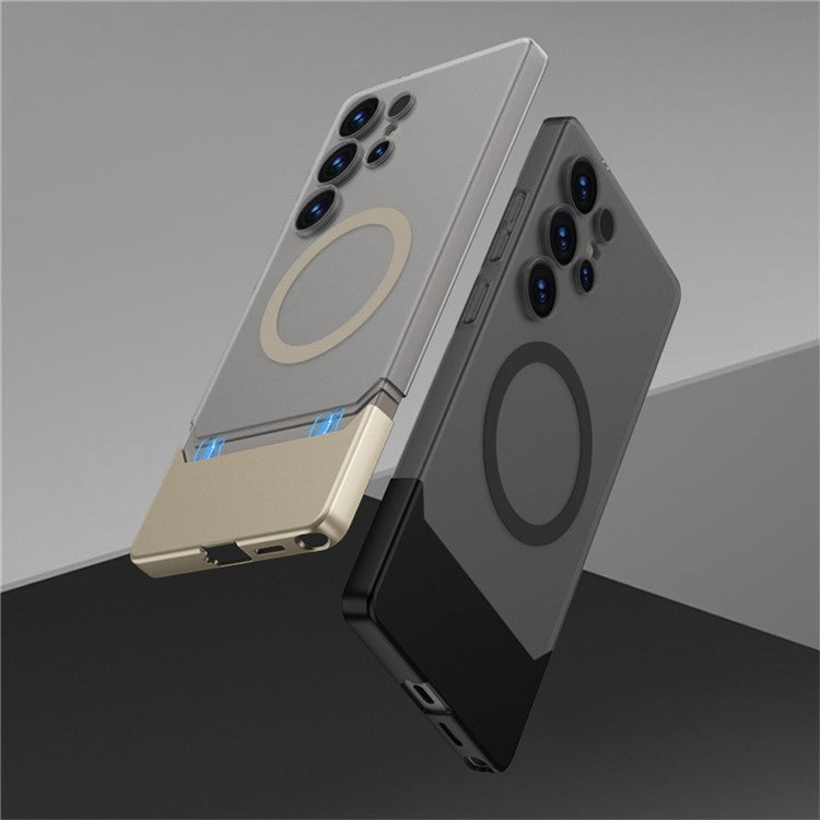 GKK For Samsung Galaxy S25 Ultra Case Compatible with MagSafe Detachable PC Phone Back Cover - White