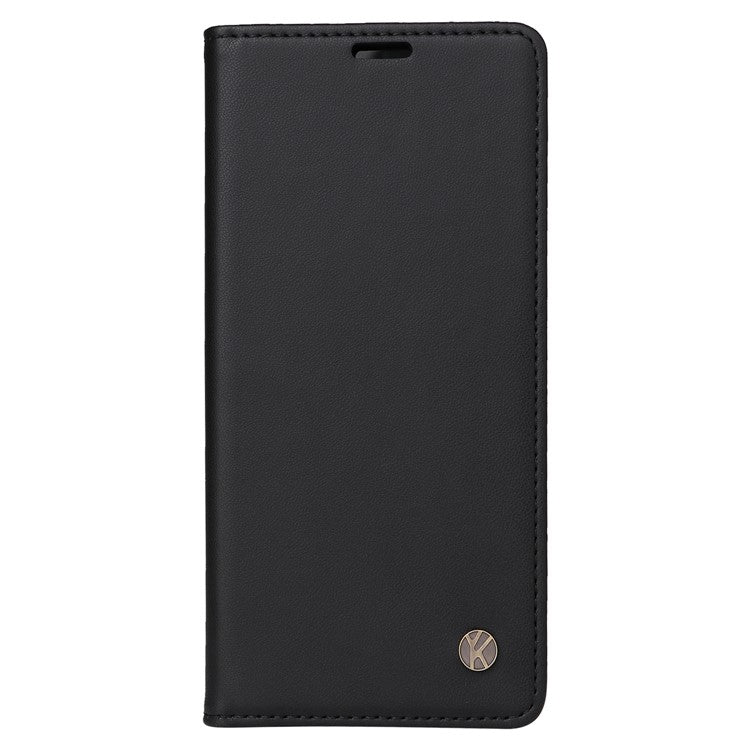 YIKATU YK-001 For Motorola Moto G75 5G Case Stand Leather Phone Cover Strong Magnetic Closure - Black