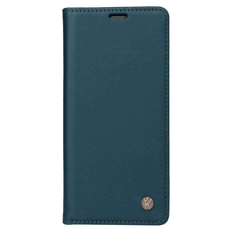 YIKATU YK-001 For Motorola Moto G75 5G Case Stand Leather Phone Cover Strong Magnetic Closure - Green