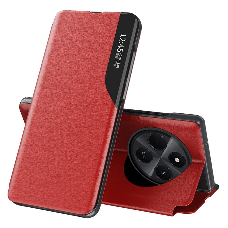 Case For Xiaomi Redmi 14C 4G / 14R 5G / Poco C75 4G Stand Full Protection Leather Phone Cover - Red