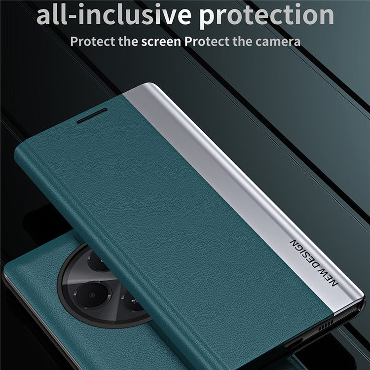 Case For Xiaomi Redmi 14C 4G / 14R 5G / Poco C75 4G Anti-Drop Leather Phone Cover with Stand - Black