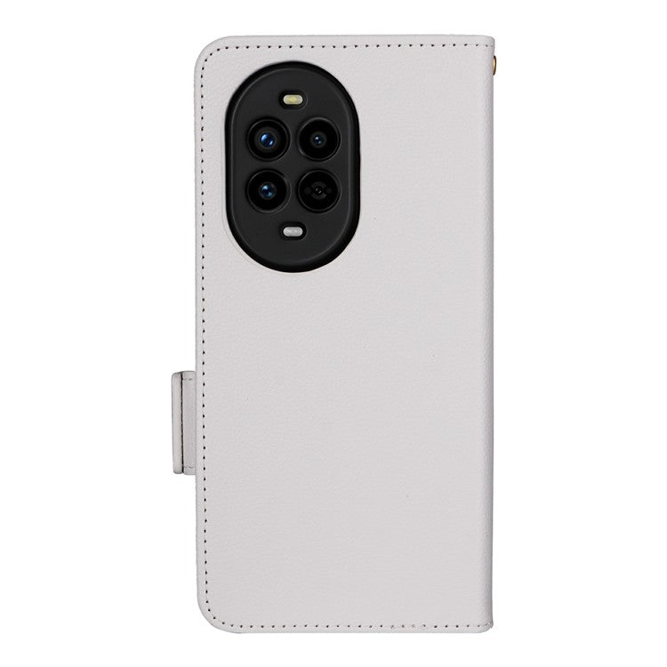 For Huawei nova 13 Pro 5G Case Litchi Texture PU Leather Wallet Flip Phone Cover - White