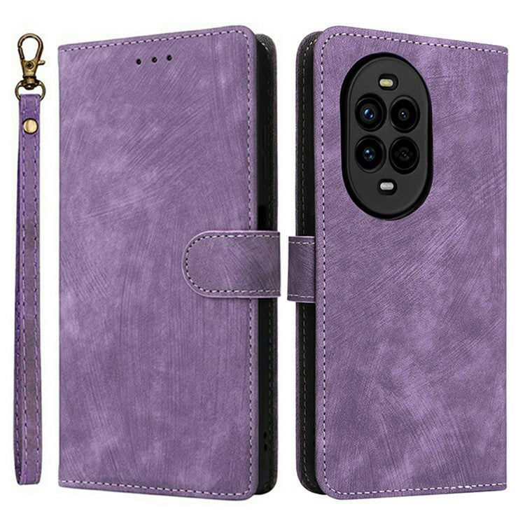 For Huawei nova 13 Pro 5G Wallet Case RFID Blocking PU Leather Cover Stand View - Purple