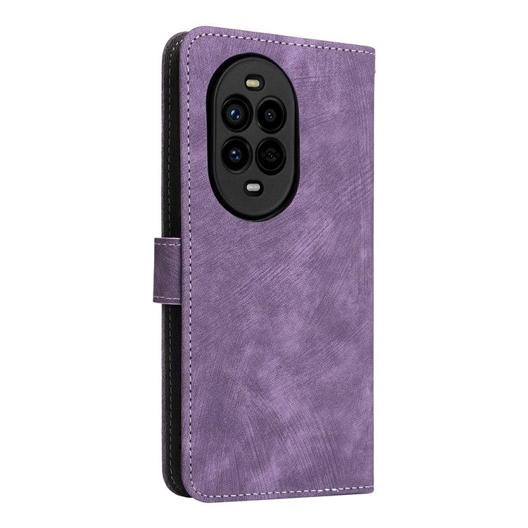 For Huawei nova 13 Pro 5G Wallet Case RFID Blocking PU Leather Cover Stand View - Purple