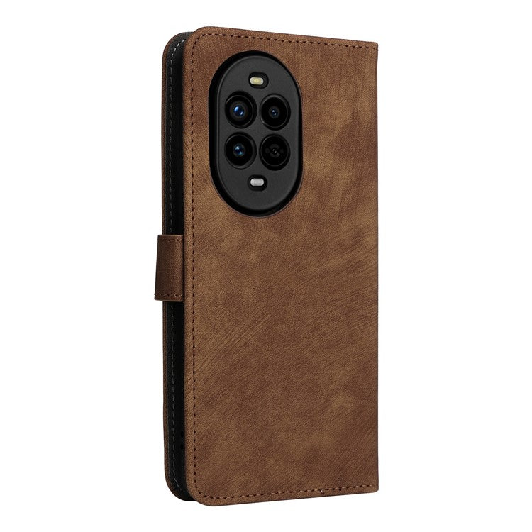 For Huawei nova 13 Pro 5G Wallet Case RFID Blocking PU Leather Cover Stand View - Brown