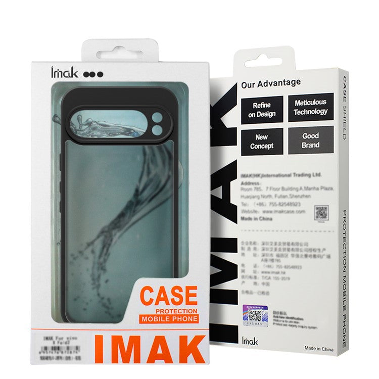 IMAK UX-9B Series For OnePlus 13 Case Tiny Airbag PC+TPU Matte Phone Cover
