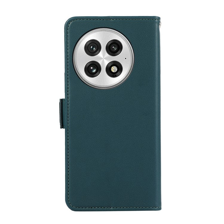 ABEEL For OnePlus 13 Case Leather Phone Cover with RFID Blocking Wallet - Green