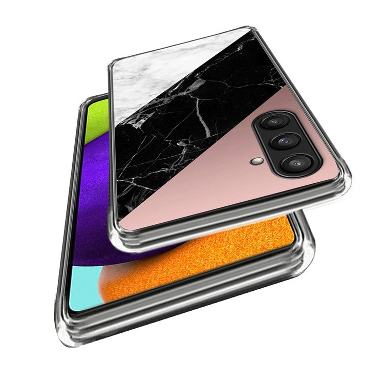 For Samsung Galaxy S25 Case Shock-Absorbent TPU Pattern Printed Phone Cover - Style H