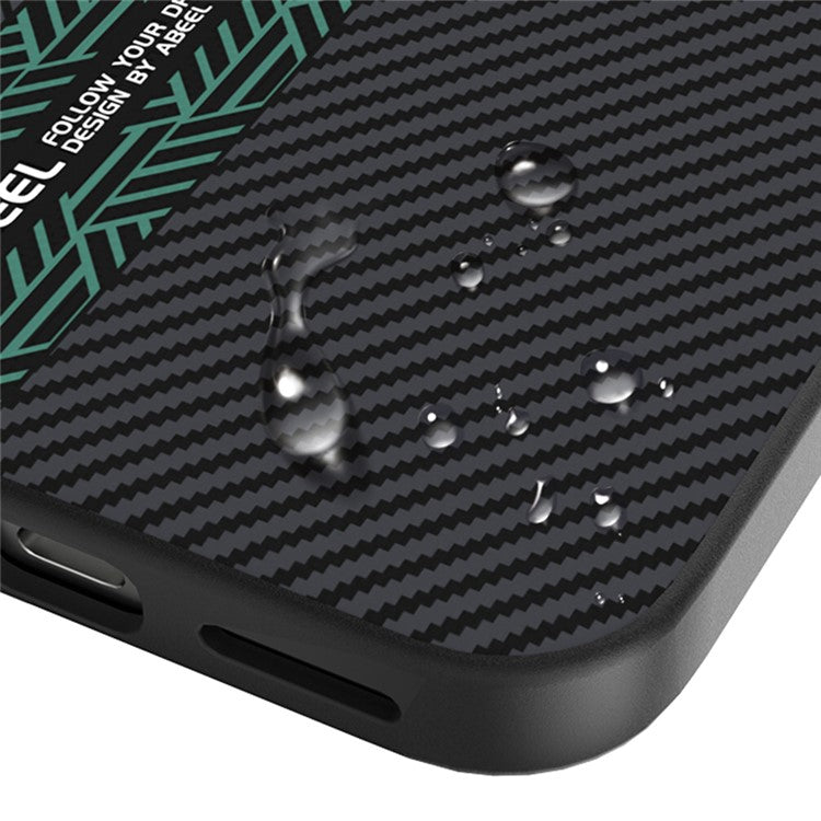 ABEEL For Google Pixel 9 Pro XL Case PC + TPU + Aluminum Alloy + PU Leather Phone Cover Compatible with MagSafe - Texture 2