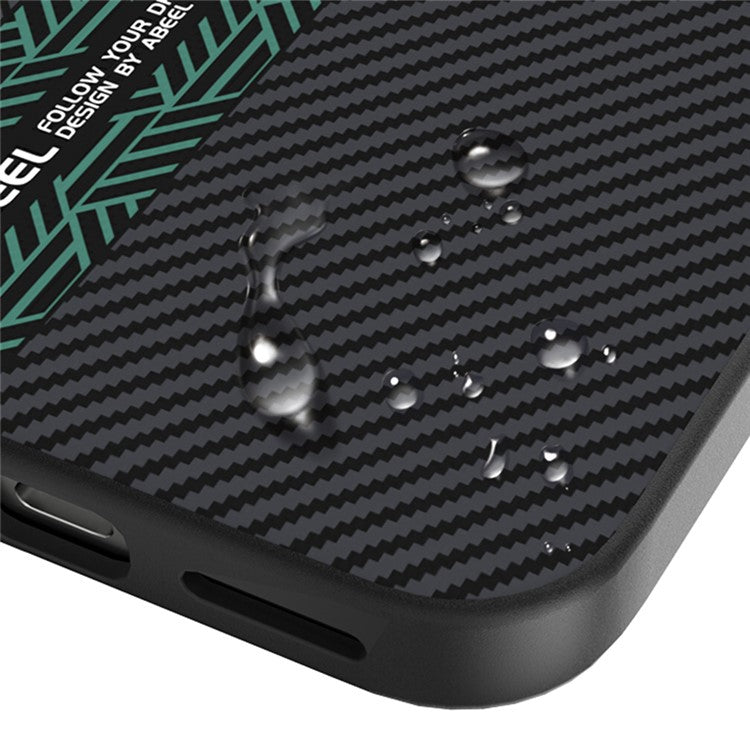 ABEEL For Google Pixel 9 Pro XL Case PC + TPU + Aluminum Alloy + PU Leather Phone Cover Compatible with MagSafe - Texture 1