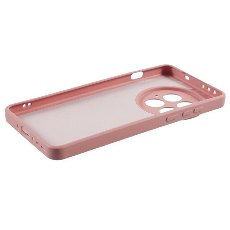 WANLONFENG RB2 Series for OnePlus 13 Case Soft TPU Phone Cover with Screen Protector - Pink