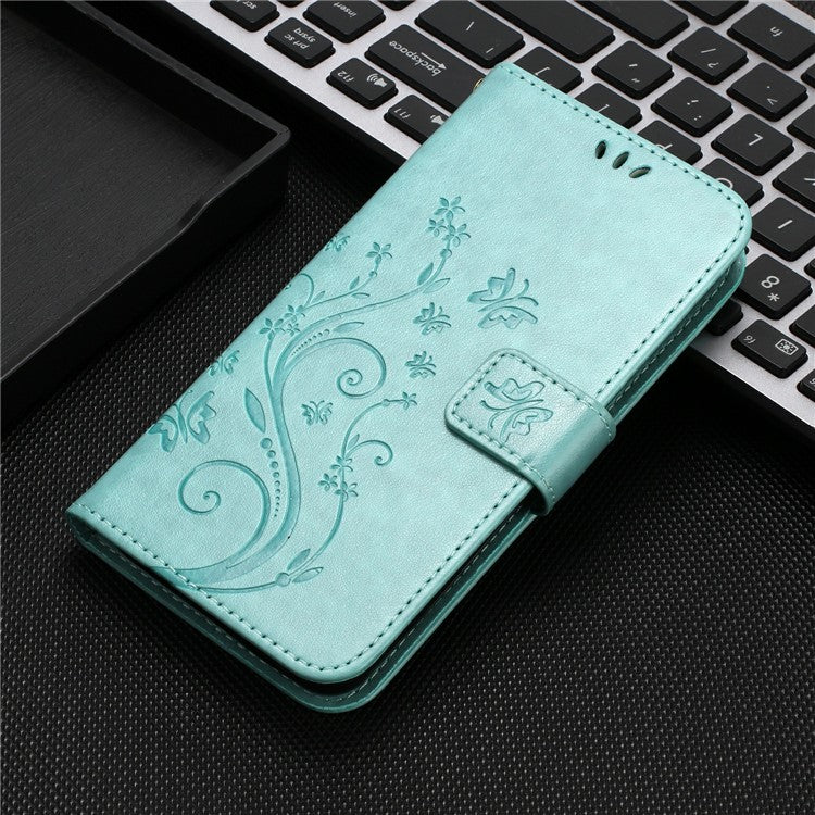For Motorola Moto G75 5G Case PU Leather Phone Wallet Cover with Strap - Baby Blue