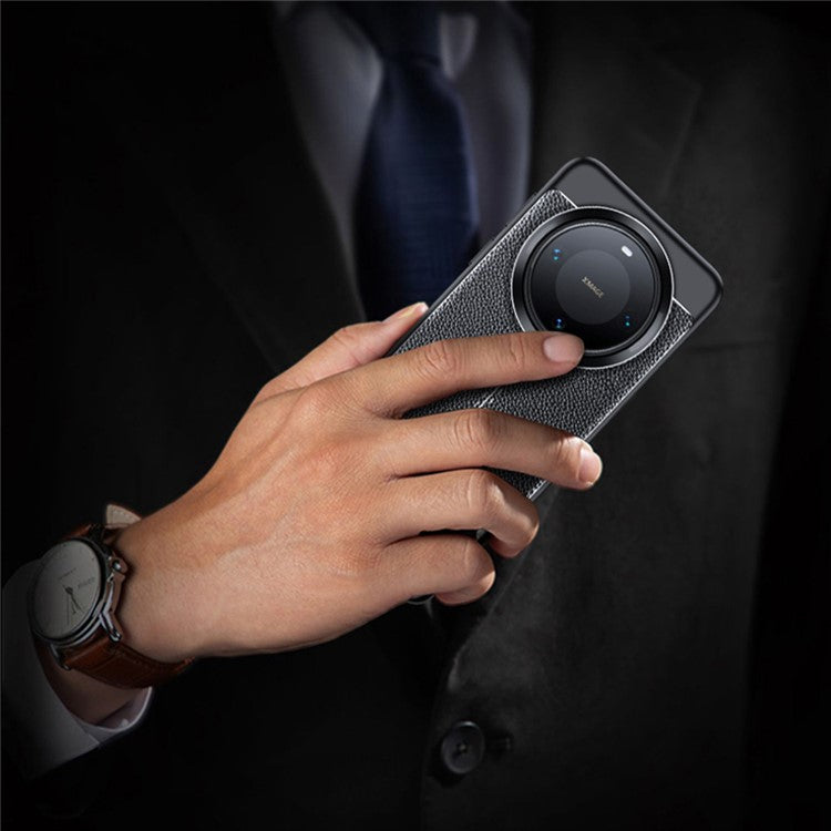 For Huawei Mate 70 Pro+ / 70 Pro Case Litchi Texture TPU Flexible Phone Cover, Black