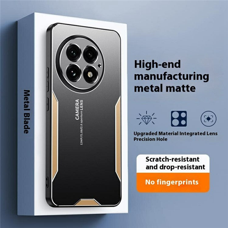 For OnePlus 13 Phone Case Aluminium Alloy TPU PC Back Cover - Silver