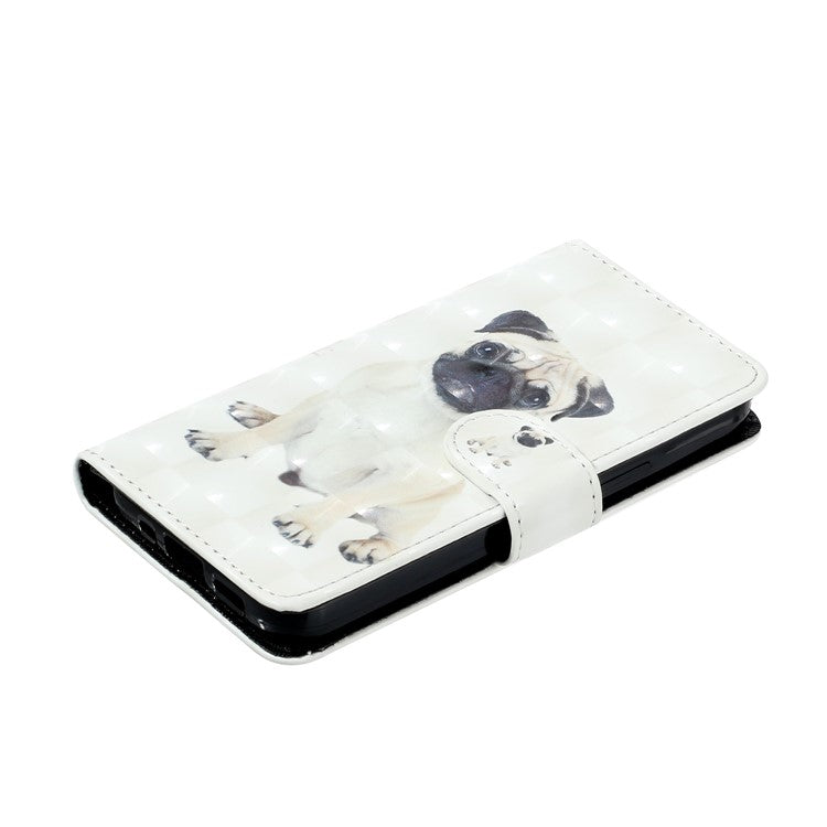 For OnePlus 13 Case 3D Pattern Printed Phone Leather Phone Cover - Dog