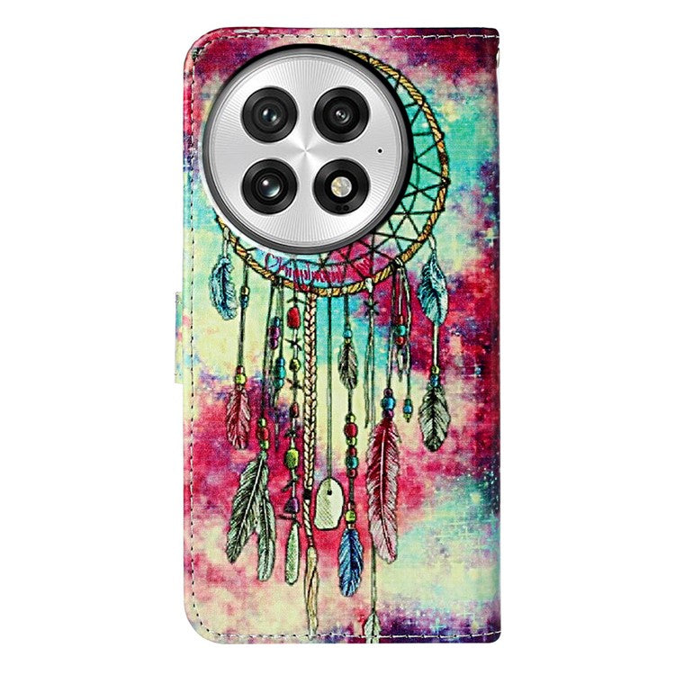 For OnePlus 13 Case Pattern PU Leather Flip Phone Cover - Dream Catcher
