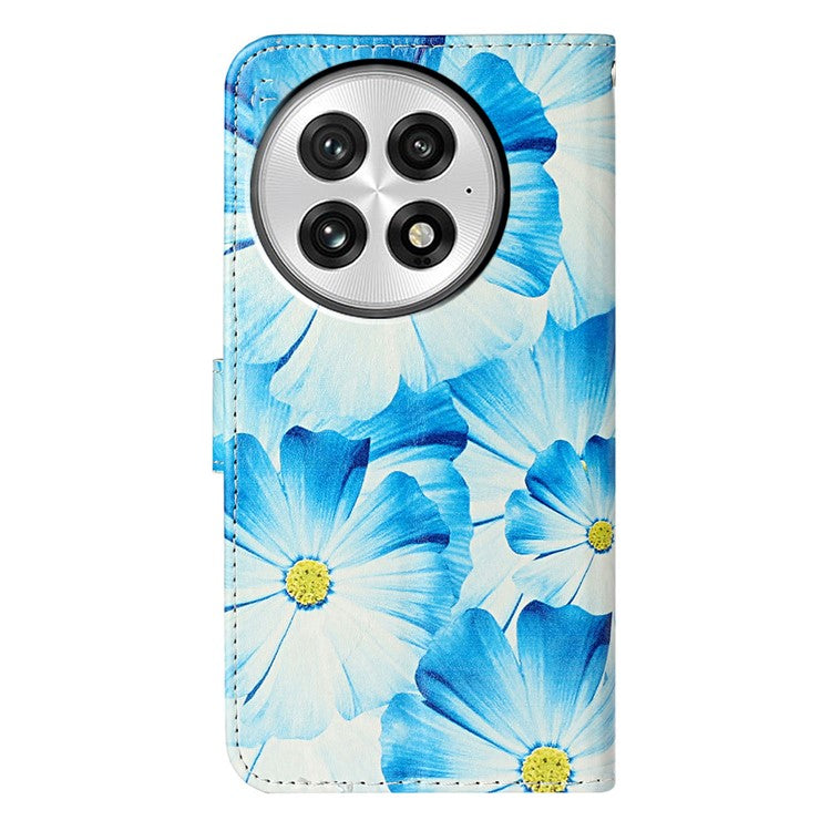 For OnePlus 13 Case Pattern PU Leather Flip Phone Cover - Orchid
