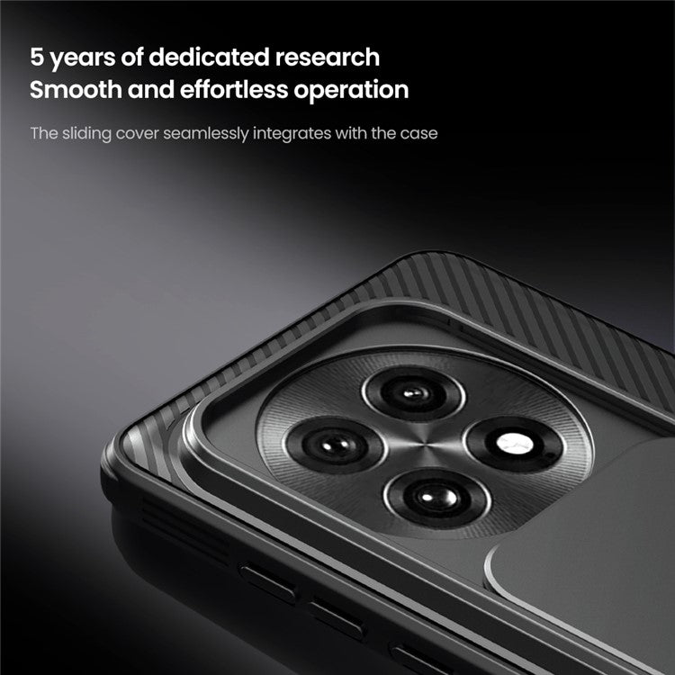NILLKIN Camshield Pro Series for OnePlus 13 Case PC+TPU Slide Camera Lid Phone Cover - Black