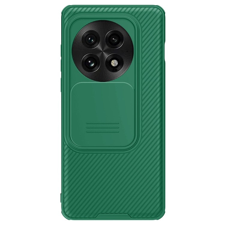 NILLKIN Camshield Pro Series for OnePlus 13 Case PC+TPU Slide Camera Lid Phone Cover - Green