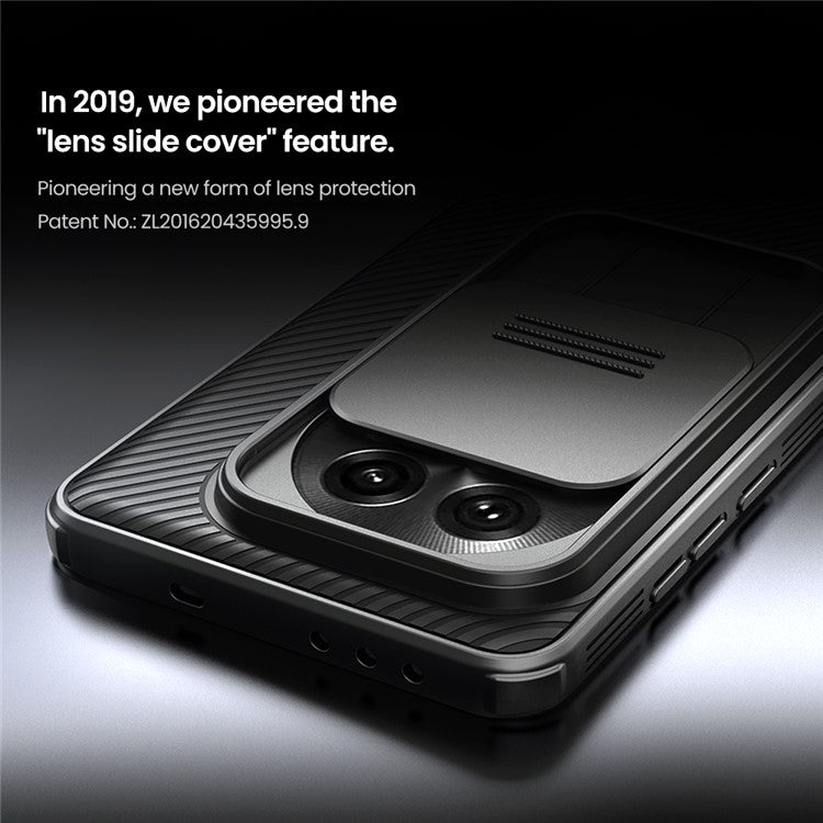 NILLKIN Camshield Pro Series for OnePlus 13 Case PC+TPU Slide Camera Lid Phone Cover - Green