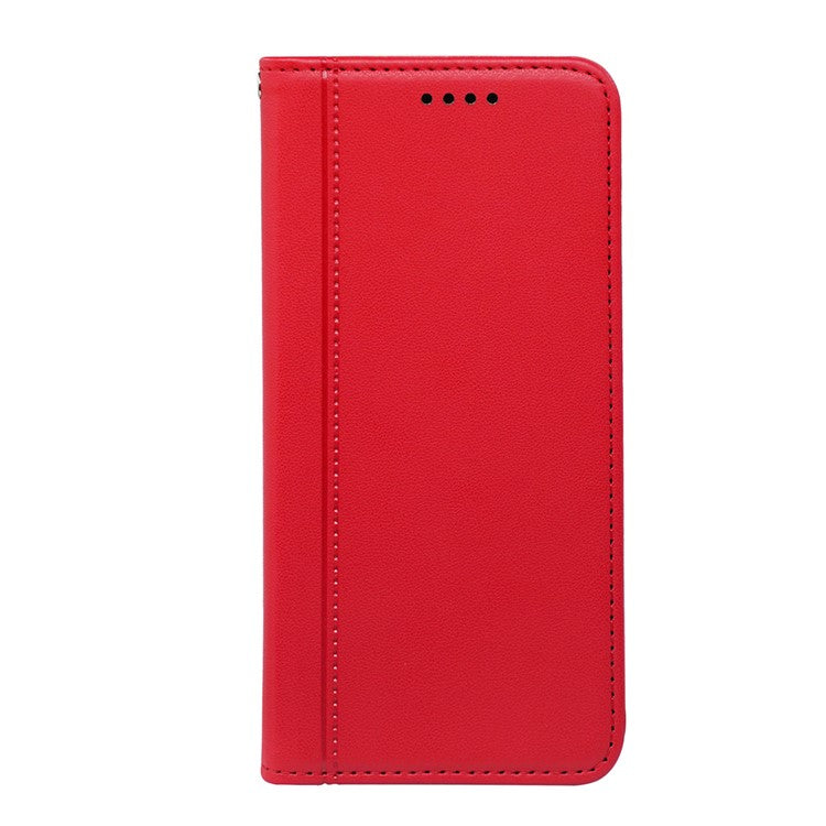 HX01 For Motorola Moto G75 5G Wallet Case Magnetic Closing PU Leather Phone Cover - Red