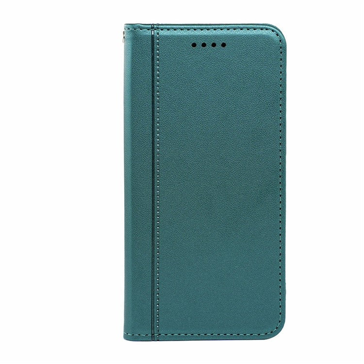 HX01 For OnePlus 13 Wallet Case Magnetic Closing PU Leather Phone Cover - Green
