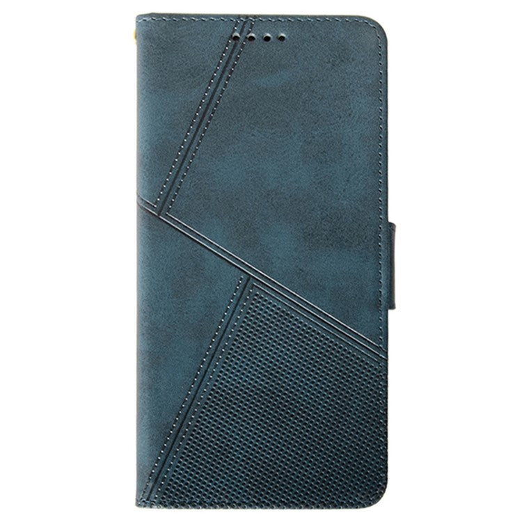 IDEWEI For OnePlus 13 Case Leather Wallet Phone Cover Stand Calf Texture - Blue