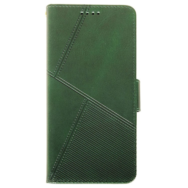IDEWEI For OnePlus 13 Case Leather Wallet Phone Cover Stand Calf Texture - Green