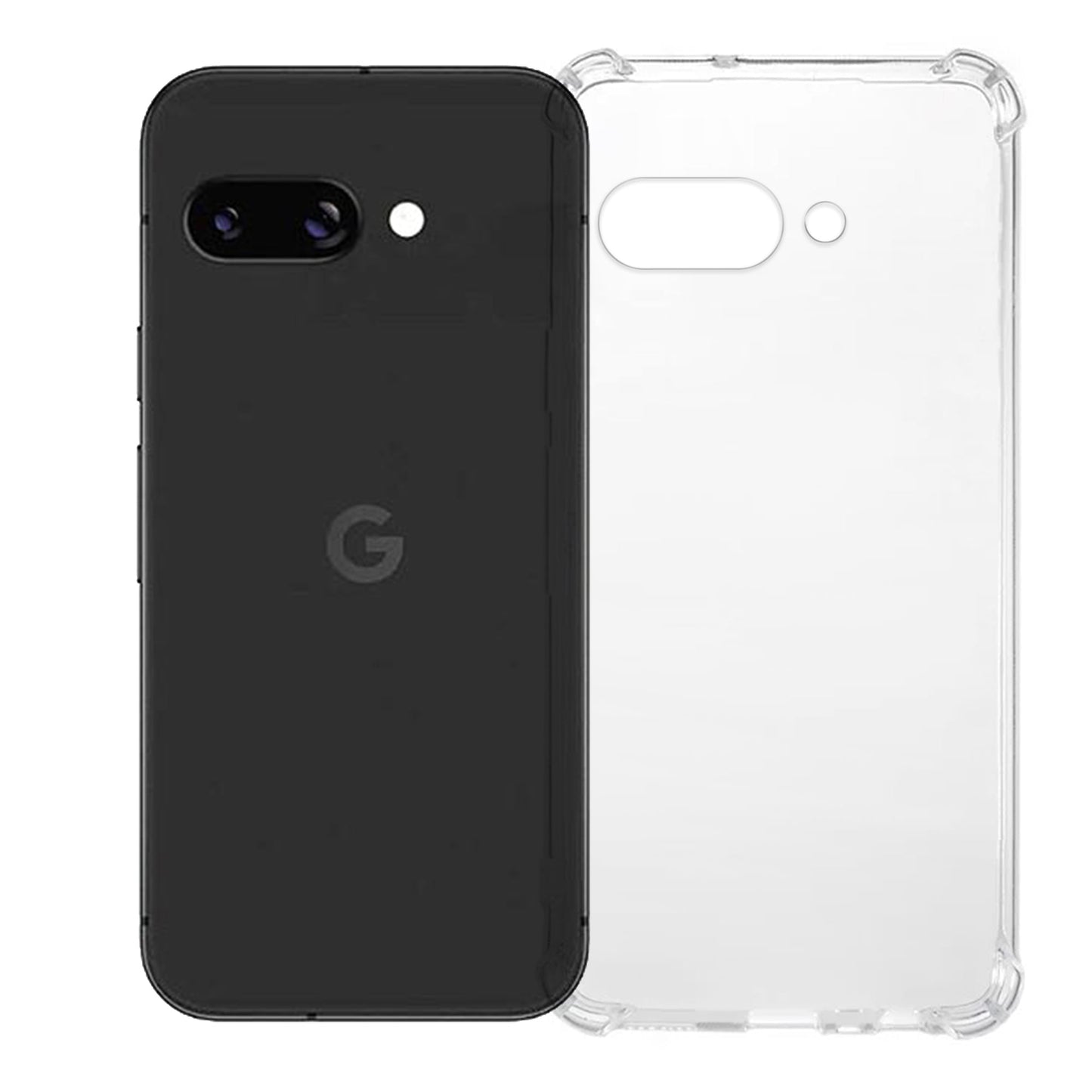 For Google Pixel 9a Case KALEBOL KLB-TPU001 1.5mm TPU Transparent Anti-Drop Phone Cover - Transparent