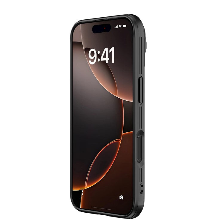 NILLKIN Camshield Prop Series for iPhone 16 Pro Case Compatible with MagSafe TPU+PC Phone Cover with Lens Frame