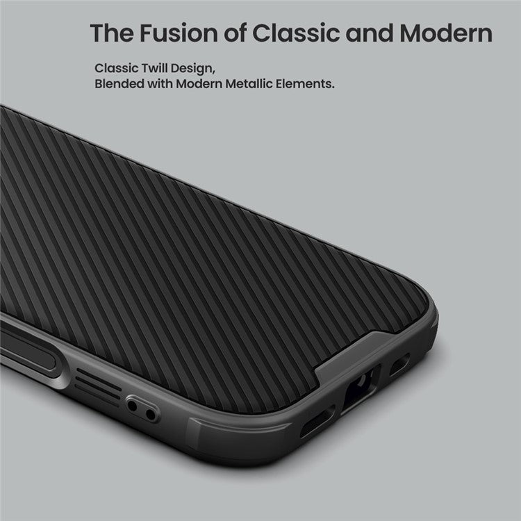 NILLKIN Camshield Prop Series for iPhone 16 Pro Case Compatible with MagSafe TPU+PC Phone Cover with Lens Frame