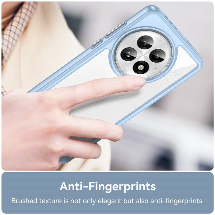 For OnePlus 13 Case TPU+Acrylic Protective Clear Phone Cover - Blue