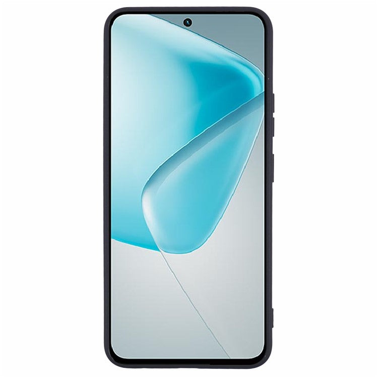 For Infinix Hot 50 Pro 4G Case Precise Cut-Outs Straight Edge TPU Shockproof Phone Cover - Black