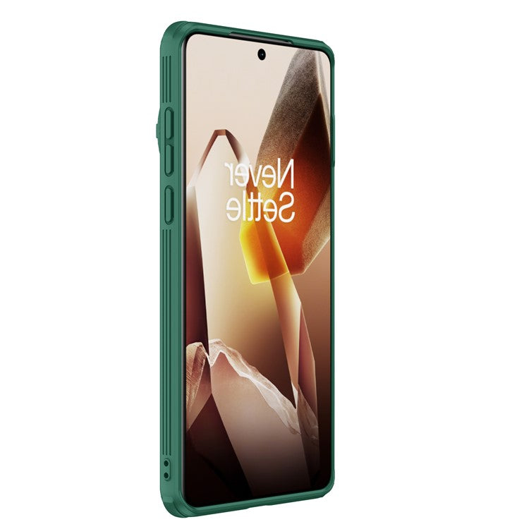 NILLKIN Camshield Prop Series for OnePlus 13 Case Slide Camera Protection PC + TPU Phone Cover - Green