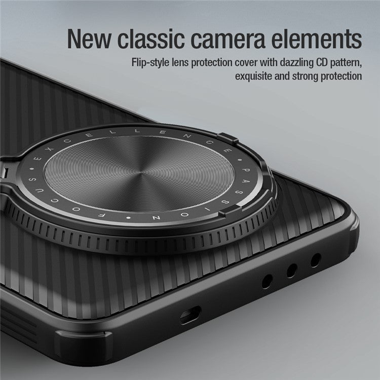 NILLKIN Camshield Prop Series for OnePlus 13 Case Slide Camera Protection PC + TPU Phone Cover - Green