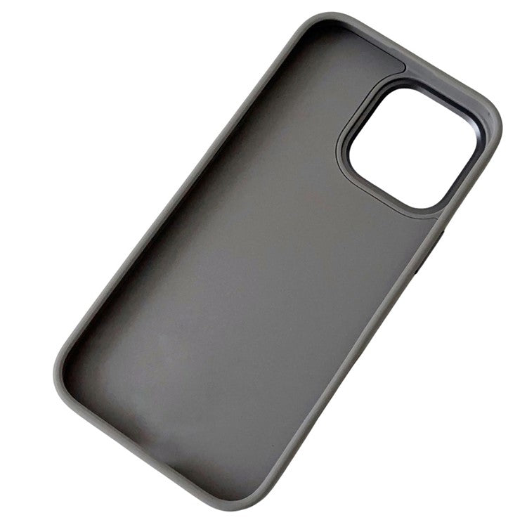 For iPhone 16 Pro E Ink Phone Case 4-Color Screen, DIY Wireless NFC Photo Display - Pink