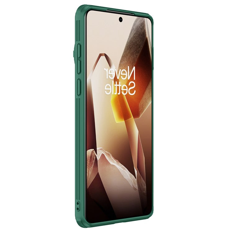 NILLKIN Camshield Prop Magnetic Series for OnePlus 13 Case Compatible with MagSafe PC+TPU Phone Cover with Camera Cover - Green