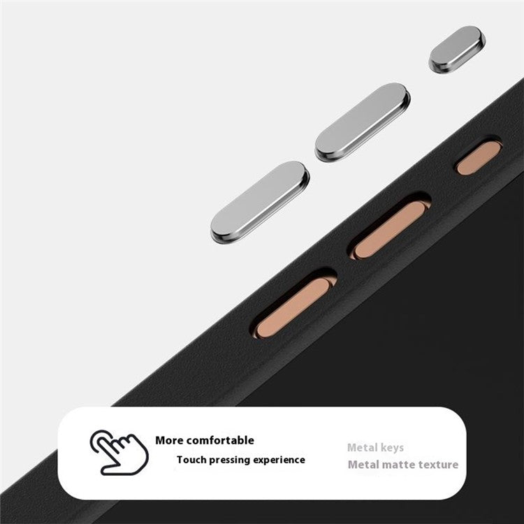 ABEEL For iPhone 16 Case Compatible with MagSafe Carbon Fiber Texture Back Cover - Black / Silver