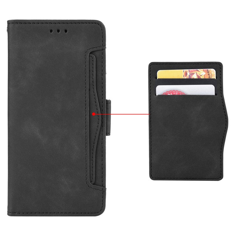 For Huawei Mate 70 Pro+ / 70 Pro Leather Case Phone Wallet Cover with Multiple Card Slots - Black