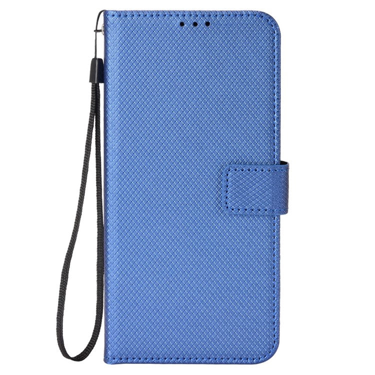 For Huawei Mate 70 Pro+ / 70 Pro Case PU Leather Diamond Texture Wallet Phone Cover - Blue