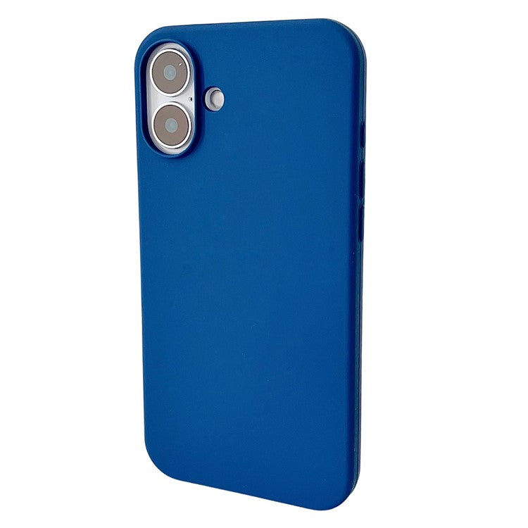 For iPhone 16 Plus Case Silicone Shockproof Phone Protective Cover Shell - Green - Blue