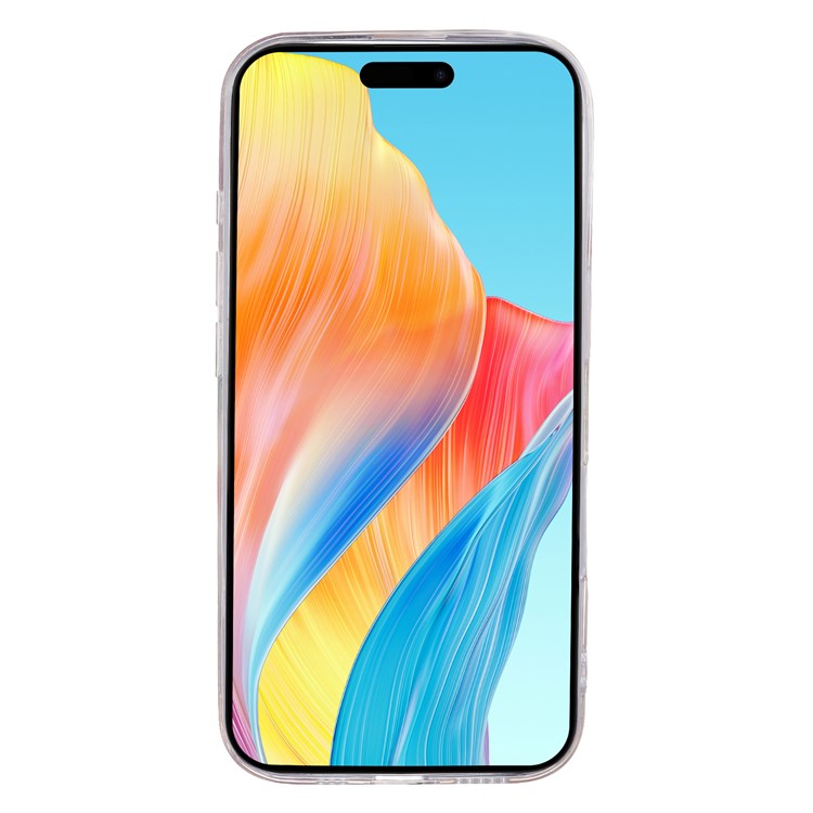 For iPhone 16 Case Anti Drop TPU Phone Back Cover Epoxy Glitter Butterfly - Blue