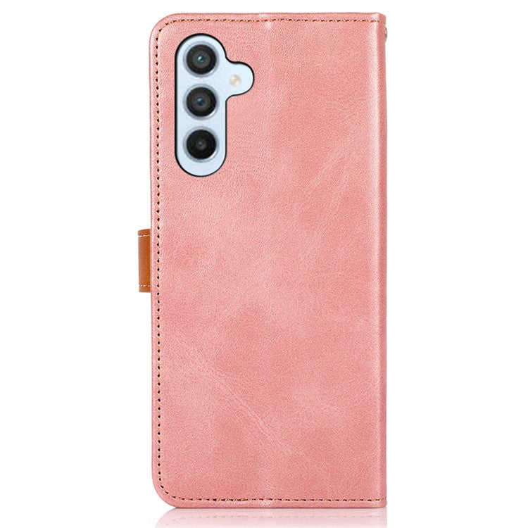 KHAZNEH For Samsung Galaxy A56 5G Wallet Phone Case Stand Leather Flip Cover - Rose Gold
