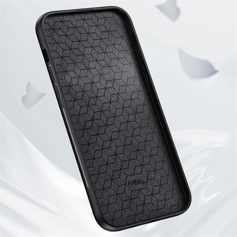 For Oppo Reno13 5G (Global) Case Deer Pattern Cloth Texture PU Leather Hybrid Phone Cover - Black
