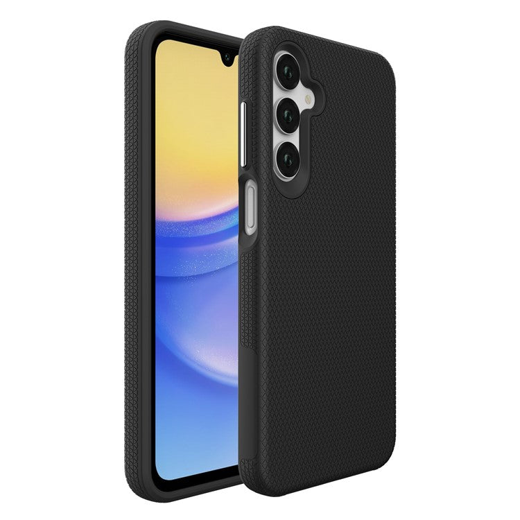 For Samsung Galaxy A36 5G / A56 5G Case TPU+PC Four Corner Anti-Drop Phone Cover - Black
