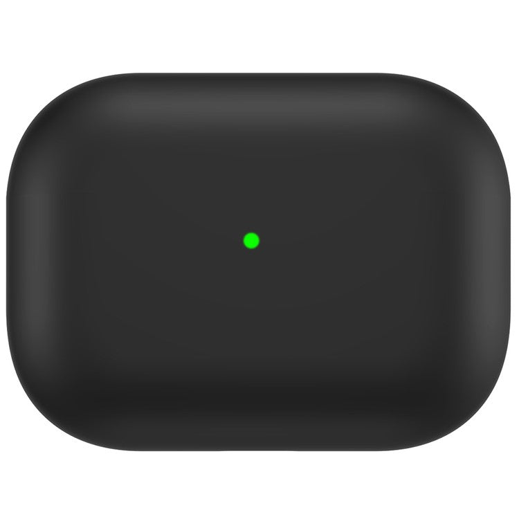 ENKAY HAT PRINCE Silicone Case for Apple AirPods Pro 2, Bluetooth Earbuds Drop-proof Ultra Thin Protective Cover - Black