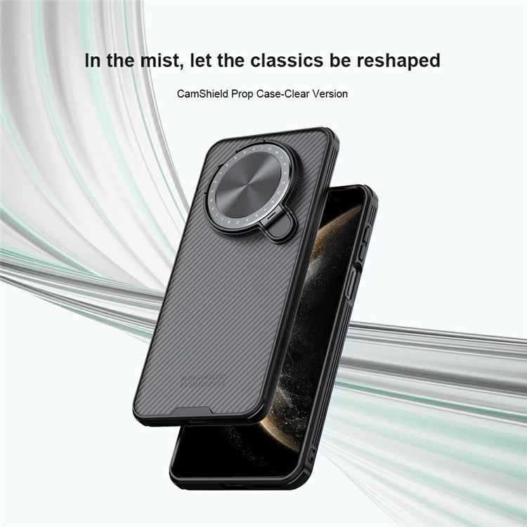 NILLKIN Camshield Prop Series for Huawei Mate 70 Case Translucent Slide Camera Protection PC + TPU Phone Cover