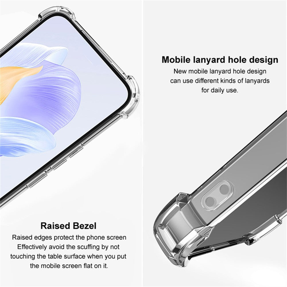 IMAK UX-4 Series For Oppo Reno13 5G (Global) Case Straight Frame Four Corner Shockproof Clear TPU Cover